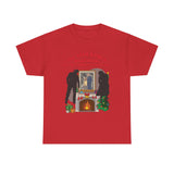 The Stockings Were Hung By The Chimney With Care - Men's T-Shirt