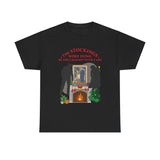 The Stockings Were Hung By The Chimney With Care - Men's T-Shirt