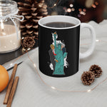 Trump Biden Statue Of Liberty - Menage A Trois - Mug