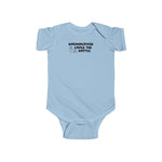 Unemployed Loves The Bottle - Baby Onesie