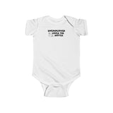 Unemployed Loves The Bottle - Baby Onesie