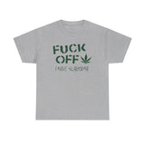 Fuck Off - I Have Glaucoma (With Pot Leaf) - Design-SKU: a