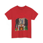 The Stockings Were Hung By The Chimney With Care - Men's T-Shirt