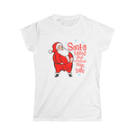 Santa Rubbed Your Toothbrush On His Balls - Women's T-Shirt