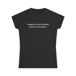 Imagine My Hair Blowing Gently In The Breeze. - Ladies Tee