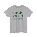 Fuck Off - I Have Glaucoma (With Pot Leaf) - Design-SKU: a