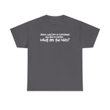 Jesus Was Born On Christmas And Died On Easter - What Are The Odds? - Men's T-Shirt