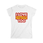 I Love Watermelon & Fried Chicken Too - Women's T-Shirt