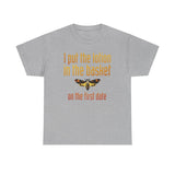 I Put The Lotion In The Basket On The First Date - Men's T-Shirt