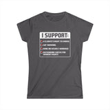 I Support A Climate's Right To Choose - Women's T-Shirt