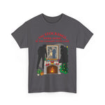 The Stockings Were Hung By The Chimney With Care - Men's T-Shirt