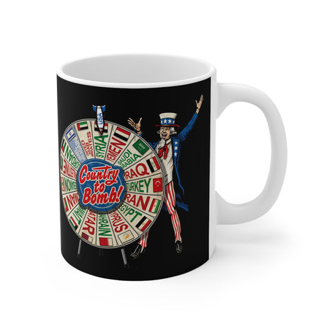 Middle East Country To Bomb Wheel (Syria) - Mug