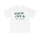 Fuck Off - I Have Glaucoma (With Pot Leaf) - Design-SKU: a