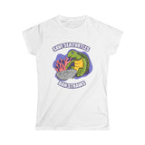 Save Sea Turtles. Ban Straws - Women's T-Shirt