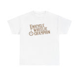 Unicycle Wheelie Champion - Men's T-Shirt