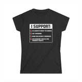 I Support A Climate's Right To Choose - Women's T-Shirt