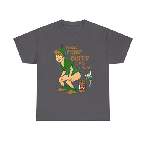 Where Peanut Butter Comes From - Men's T-Shirt