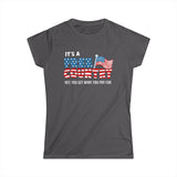 It's A Free Country - Hey You Get What You Pay For - Women's T-Shirt