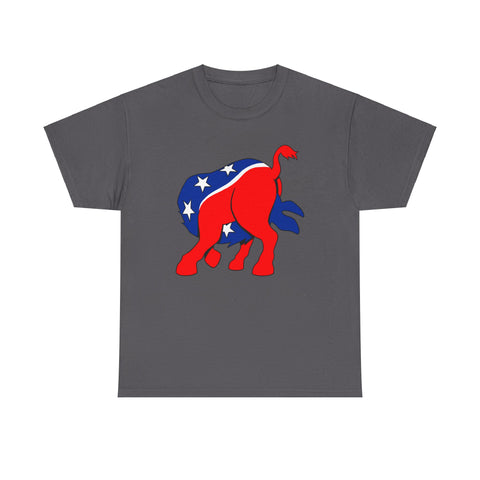 Democratic Donkey (Head Up Its Ass) - Men's T-Shirt